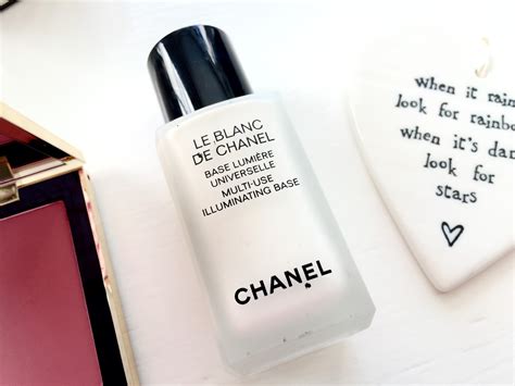 le blanc de chanel base lumiere review|chanel le blanc whitening skincare.